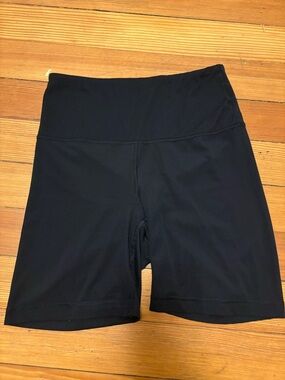 90 Degree By Reflex Black High-Rise Bike Shorts